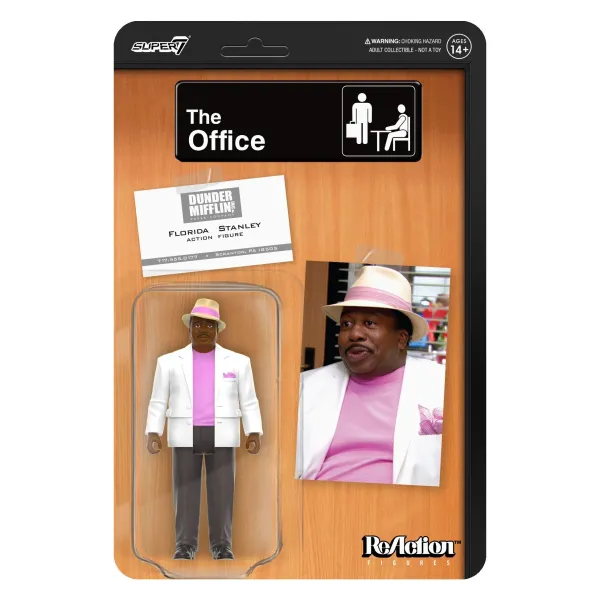 Super7 The Office^The Office Reaction Figures Wave 2 - Stanley Hudson (Florida)
