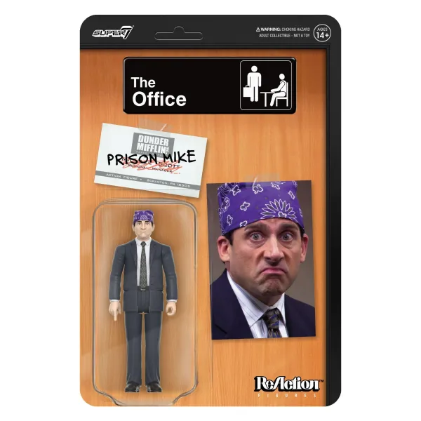 Super7 The Office^The Office Reaction Figures Wave 2 - Michael Scott (Prison Mike)