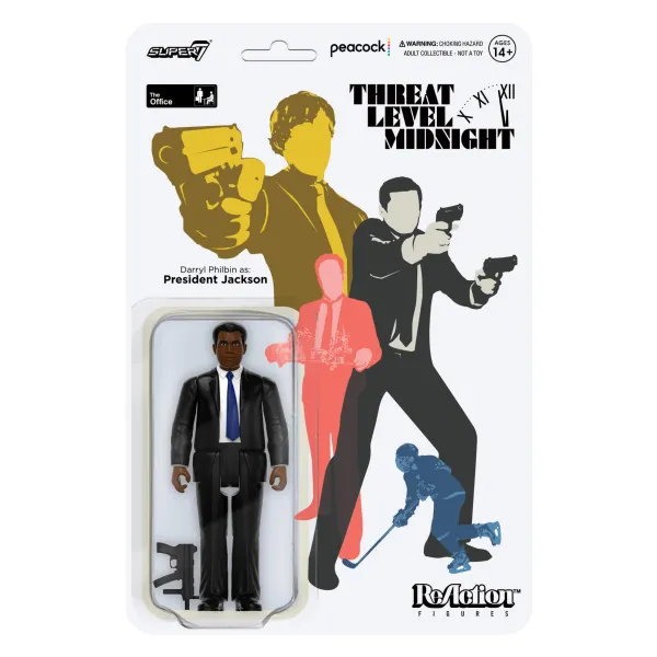 Super7 The Office^The Office Reaction Figures Wave 1 - Darryl Philbin As President Jackson