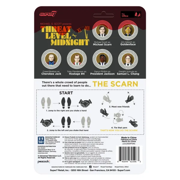 Super7 The Office^The Office Reaction Figures Wave 1 - Michael Scott As Michael Scarn