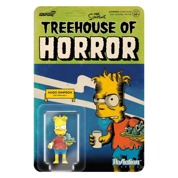 Super7 The Simpsons^The Simpsons Reaction Figures Wave 04 (Tree House Of Horror V2) - Hugo Simpson