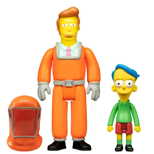 Super7 The Simpsons^The Simpsons Reaction W2 - Troy Mcclure (Someone'S In The Kitchen With Dna)