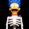 Super7 The Simpsons^The Simpsons Reaction W3 - Treehouse Of Horror - Skeleton Marge