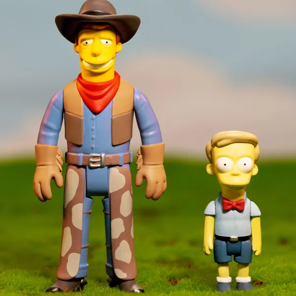Super7 The Simpsons^The Simpsons Reaction W2 - Troy Mcclure (Meat And You: Partners In Freedom)
