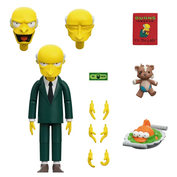 Super7 The Simpsons^The Simpsons Ultimates W3 - Montgomery Burns
