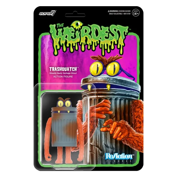 Super7 The Weirdest^The Weirdest Reaction Figures Wave 05 - Trashquatch (Rotten Rangers)