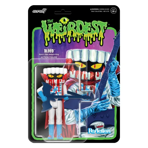 Super7 The Weirdest^The Weirdest Reaction Figures Wave 05 - Blood (Rotten Rangers)
