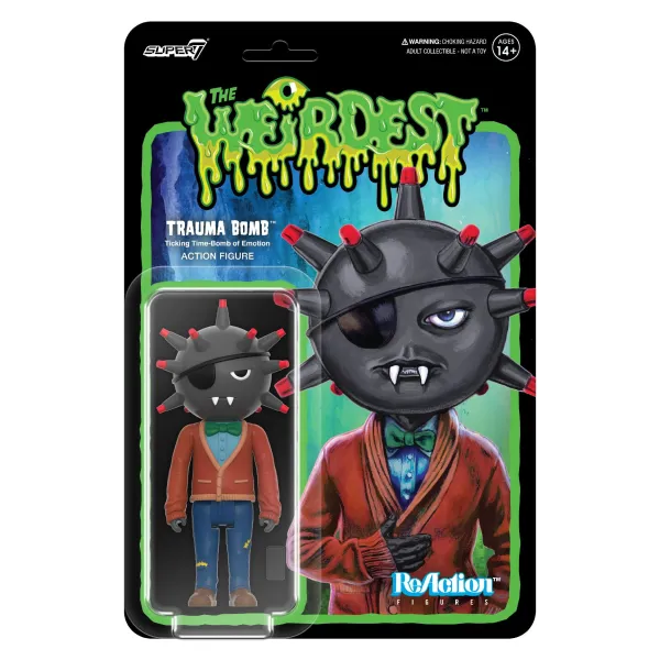 Super7 The Weirdest^The Weirdest Reaction Figures Wave 04 - Trauma Bomb (Putrid Pals)