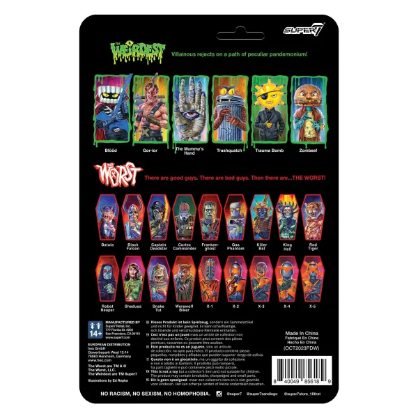 Super7 The Weirdest^The Weirdest Reaction Figures Wave 05 - Zombeef (Rotten Rangers)