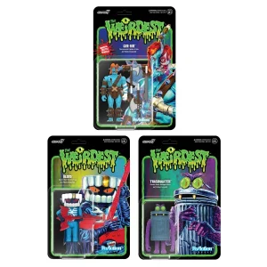 Super7 The Weirdest^The Weirdest Reaction Wave 3 - Bl D , Gor-Ior & Trashquatch (Indigo To Hell)