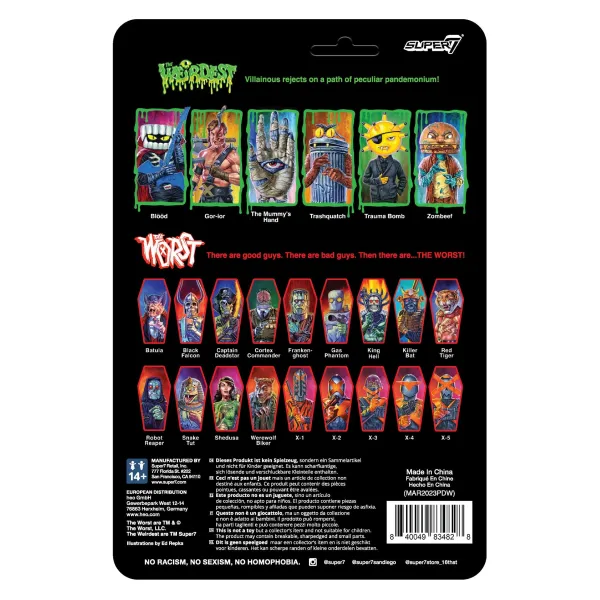 Super7 The Weirdest^The Weirdest Reaction Wave 03 - Trashquatch (Indigo To Hell)