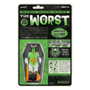 Super7 The Worst^The Worst Reaction Figures Wave 3 - Killer Bat (Hell-Oween Glow)