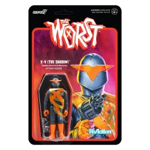 Super7 The Worst^The Worst Reaction Figures Wave 3 - X-4 (The Shadow)