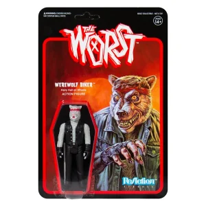 Super7 The Worst^The Worst Reaction Figure - Werewolf Biker (Color 3)