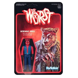 Super7 The Worst^The Worst Reaction Figure - Werewolf Biker (Color 2)