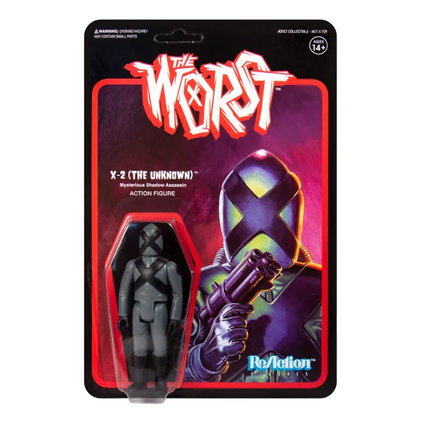 Super7 The Worst^The Worst Reaction Figure - X-2 (The Unknown) Wide Release Color