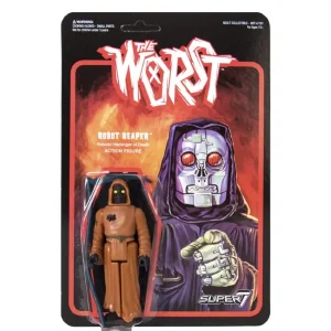 Super7 The Worst^The Worst Reaction Figure - Robot Reaper Star Worst