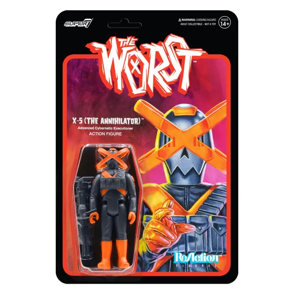 Super7 The Worst^The Worst Reaction Figures Wave 3 - X-5 (The Annihilator)
