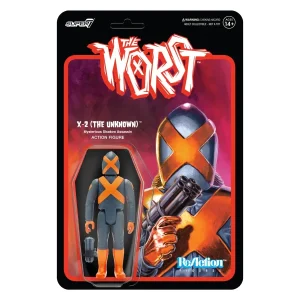 Super7 The Worst^The Worst Reaction Figures Wave 3 - X-2 (The Unknown)