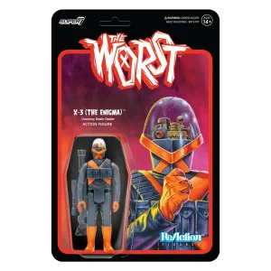 Super7 The Worst^The Worst Reaction Figures Wave 3 - X-3 (The Enigma)
