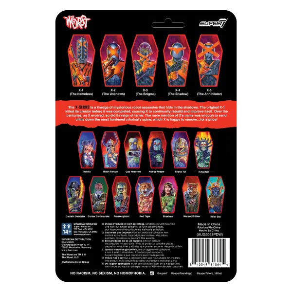 Super7 The Worst^The Worst Reaction Figures Wave 3 - X-5 (The Annihilator)