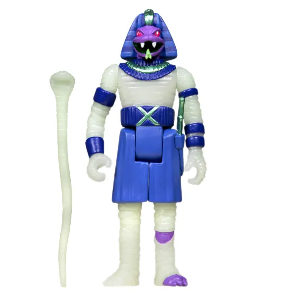 Super7 The Worst^The Worst Reaction Figures - Snake Tut, X-3 & Gas Phantom (Monster Glow)