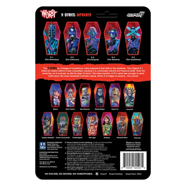 Super7 The Worst^The Worst Reaction X-Series - X-4 (Infrared)