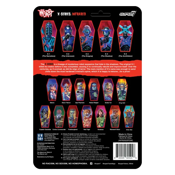 Super7 The Worst^The Worst Reaction X-Series - X-1 (Infrared)