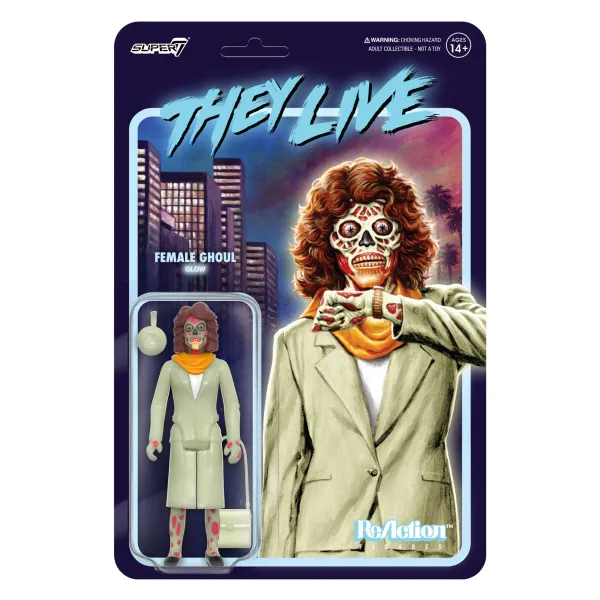 Super7 They Live^They Live Reaction Wave 2 - Female Ghoul (Glow)