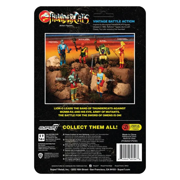 Super7 Thundercats^Thundercats Reaction Figure - Cheetara (Toy Variant)