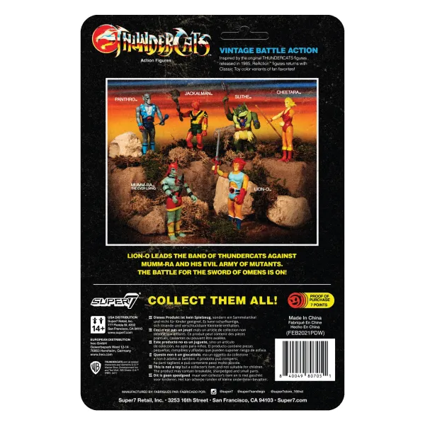 Super7 Thundercats^Thundercats Reaction Figure - Panthro (Toy Variant)