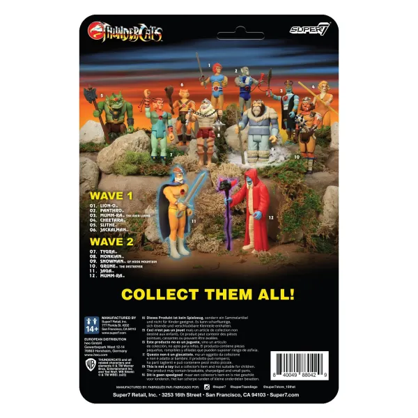 Super7 Thundercats^Thundercats Reaction Wave 5 - Ghost Jaga