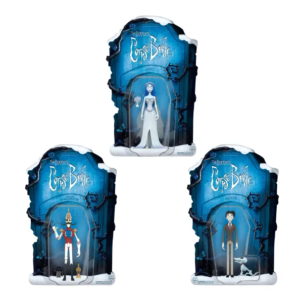 Super7 Corpse Bride^Tim Burton'S Corpse Bride Reaction Figures - Set Of 3