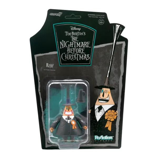 Super7 Disney^Tim Burton'S The Nightmare Before Christmas Reaction Figures Wave 1 - Mayor