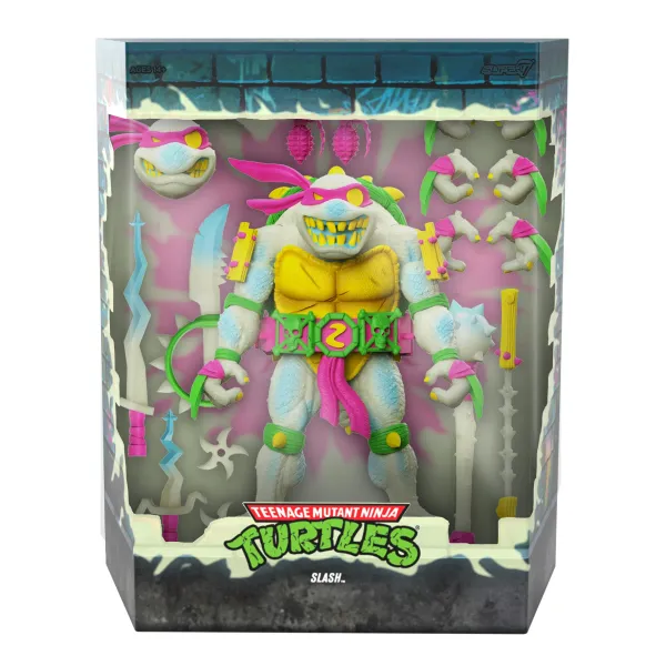 Super7 Teenage Mutant Ninja Turtles^Tmnt Ultimates! - Slash (Glow) [S7 Exclusive]