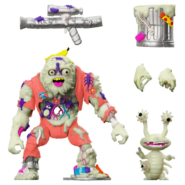 Super7 Teenage Mutant Ninja Turtles^Tmnt Ultimates! Wave 4 - Muckman & Joe Eyeball (Glow) [Nycc]