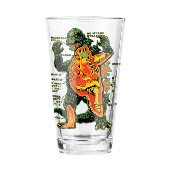 Super7 Godzilla^Toho Drinkware - Anatomical Godzilla