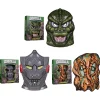 Super7 Godzilla^Toho Masks - Godzilla (Green), Mechagodzilla (Grey) & Hedorah (Orange)