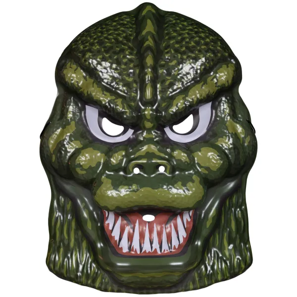 Super7 Godzilla^Toho Masks - Godzilla (Green), Mechagodzilla (Grey) & Hedorah (Orange)