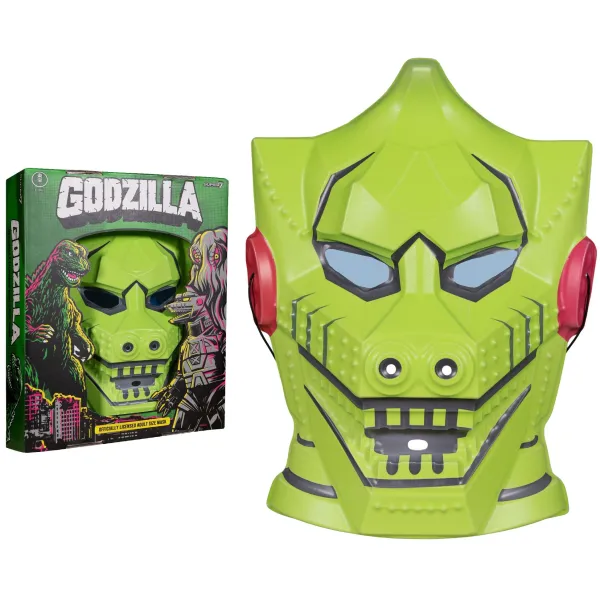 Super7 Godzilla^Toho Masks Set Of 3 - Mechagodzilla, Hedorah & Godzilla Glow