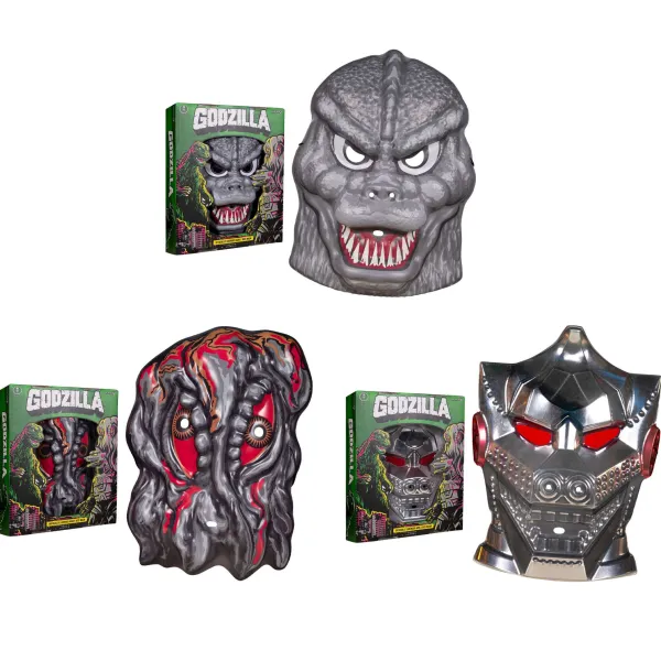 Super7 Godzilla^Toho Masks Wave 1 - Set Of 3