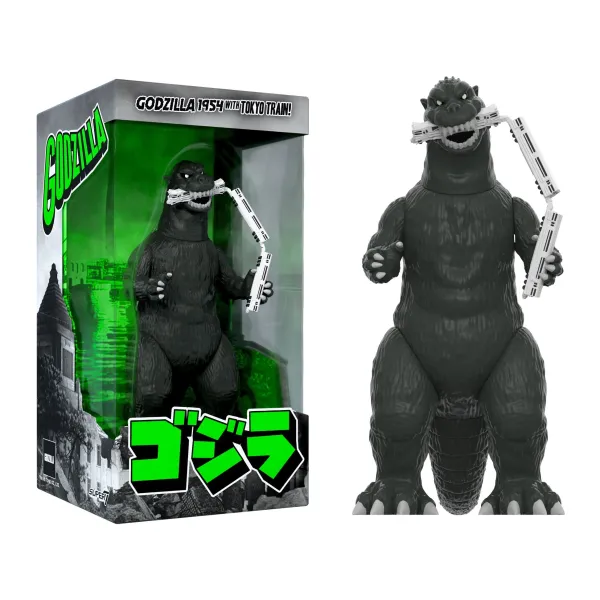Super7 Godzilla^Toho Reaction Figure - Godzilla 1954 Train Biter [Penn-Plax] [Sdcc]