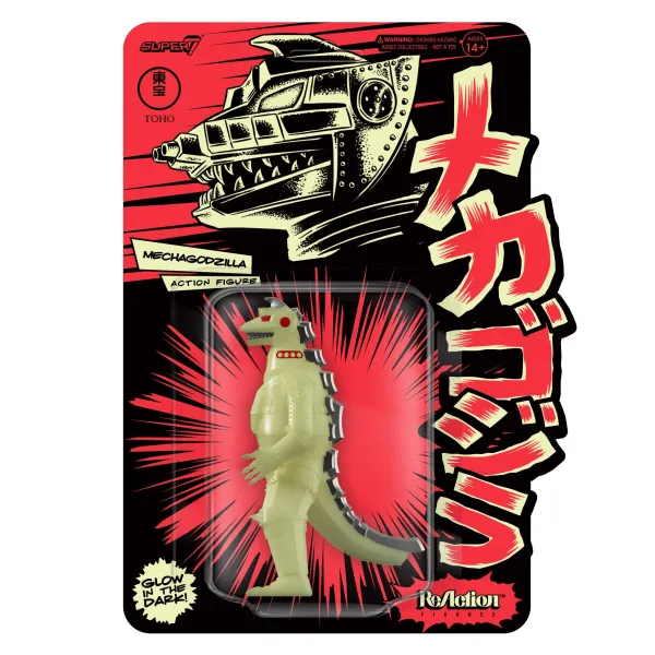 Super7 Godzilla^Toho Reaction Figure Wave 1 - Mechagodzilla (Glow)