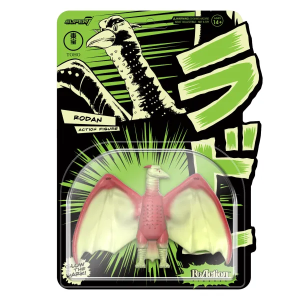 Super7 Godzilla^Toho Reaction Figure Wave 1 - Shogun Rodan (Glow)