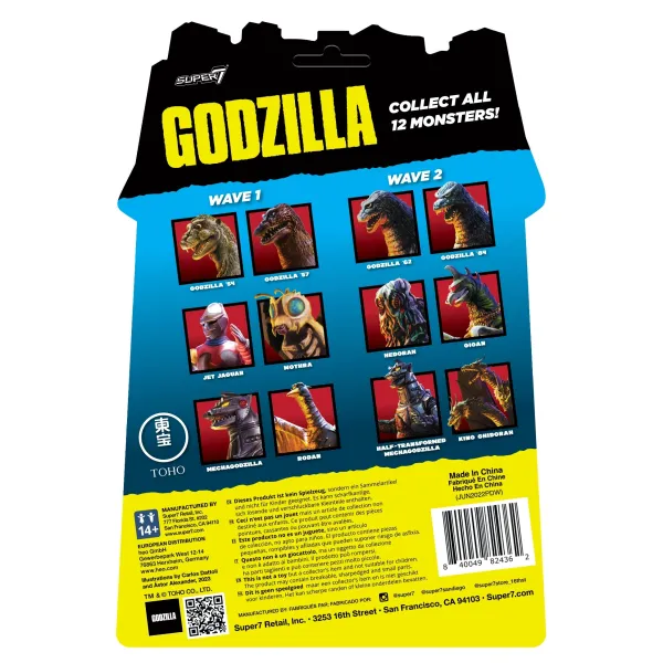 Super7 Godzilla^Toho Reaction Figure Wave 2 - King Ghidorah