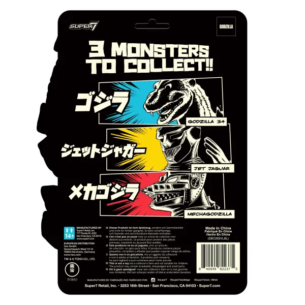 Super7 Godzilla^Toho Reaction Figure Wave 1 - Godzilla '54 (Glow)