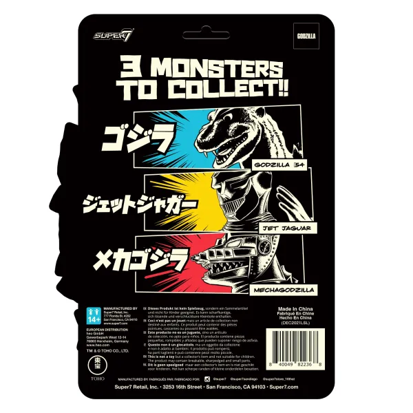 Super7 Godzilla^Toho Reaction Figure Wave 1 - Mechagodzilla (Glow)