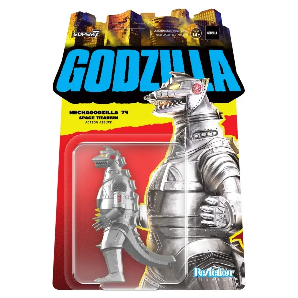 Super7 Godzilla^Toho Reaction Figures Wave 03 - Mechagodzilla '74 (Space Titanium)