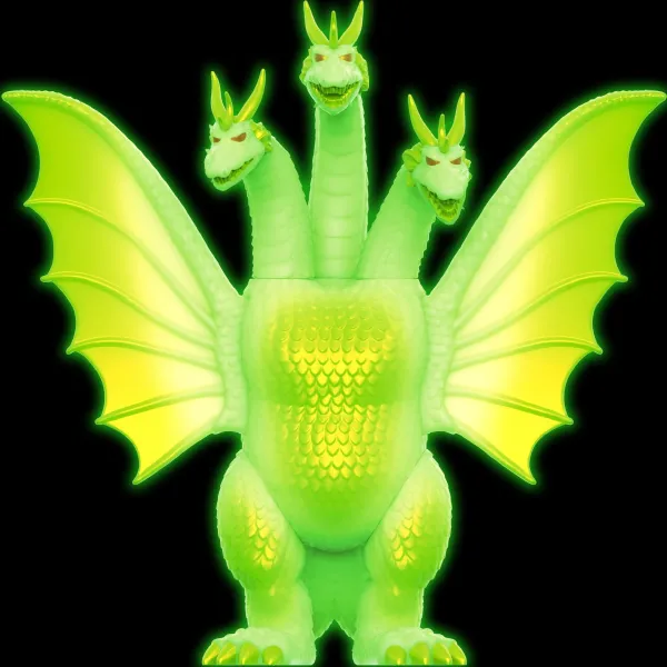 Super7 Godzilla^Toho Reaction Figures Wave 4 - King Ghidorah (Glow)