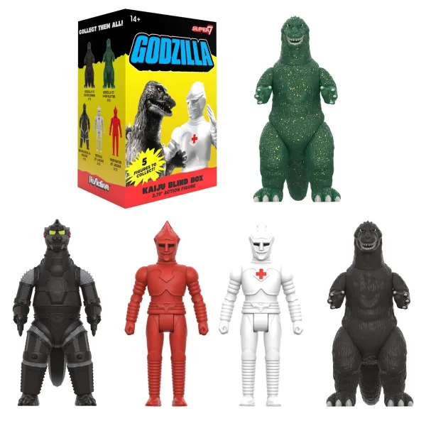 Super7 Godzilla^Toho Reaction Kaiju Godzilla Blindbox - Blind Box Flat